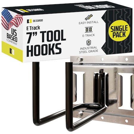 Dc Cargo E-Track Tool Hanger, Heavy-Duty 7ETSH